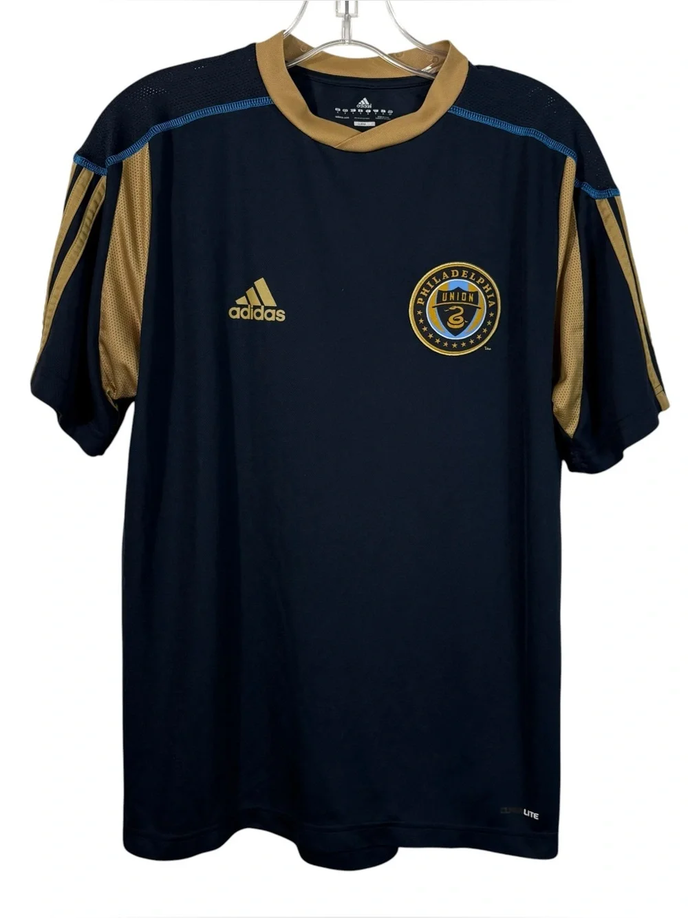 Adidas 2010 Philadelphia Union MLS Mens Climalite Soccer Jersey Small S Futbol